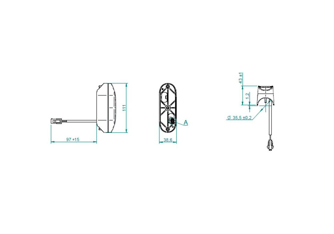 DOUBLE USB A&C CHARGING PORT - ON COLUMN